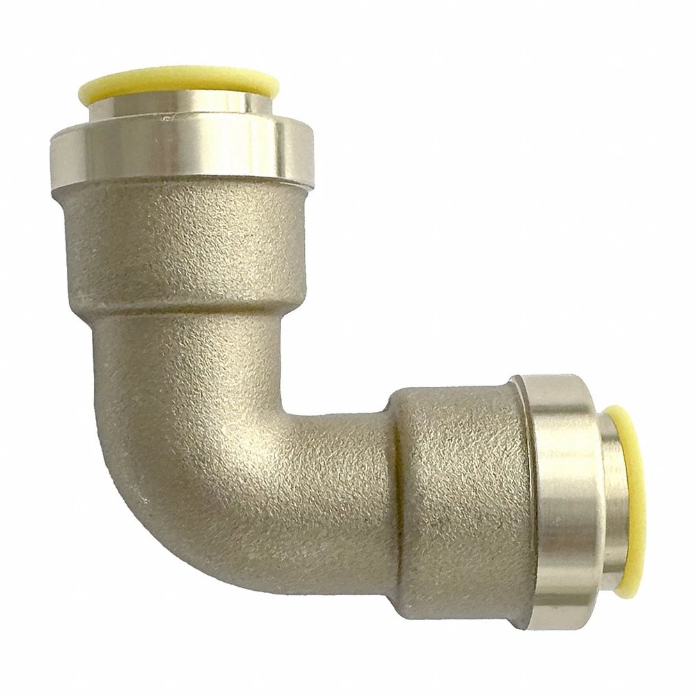 Push-Fit Elbow Fitting, 7/8 Inch OD x 7/8 Inch OD Size, Push-to-Connect x Push-to-Connect