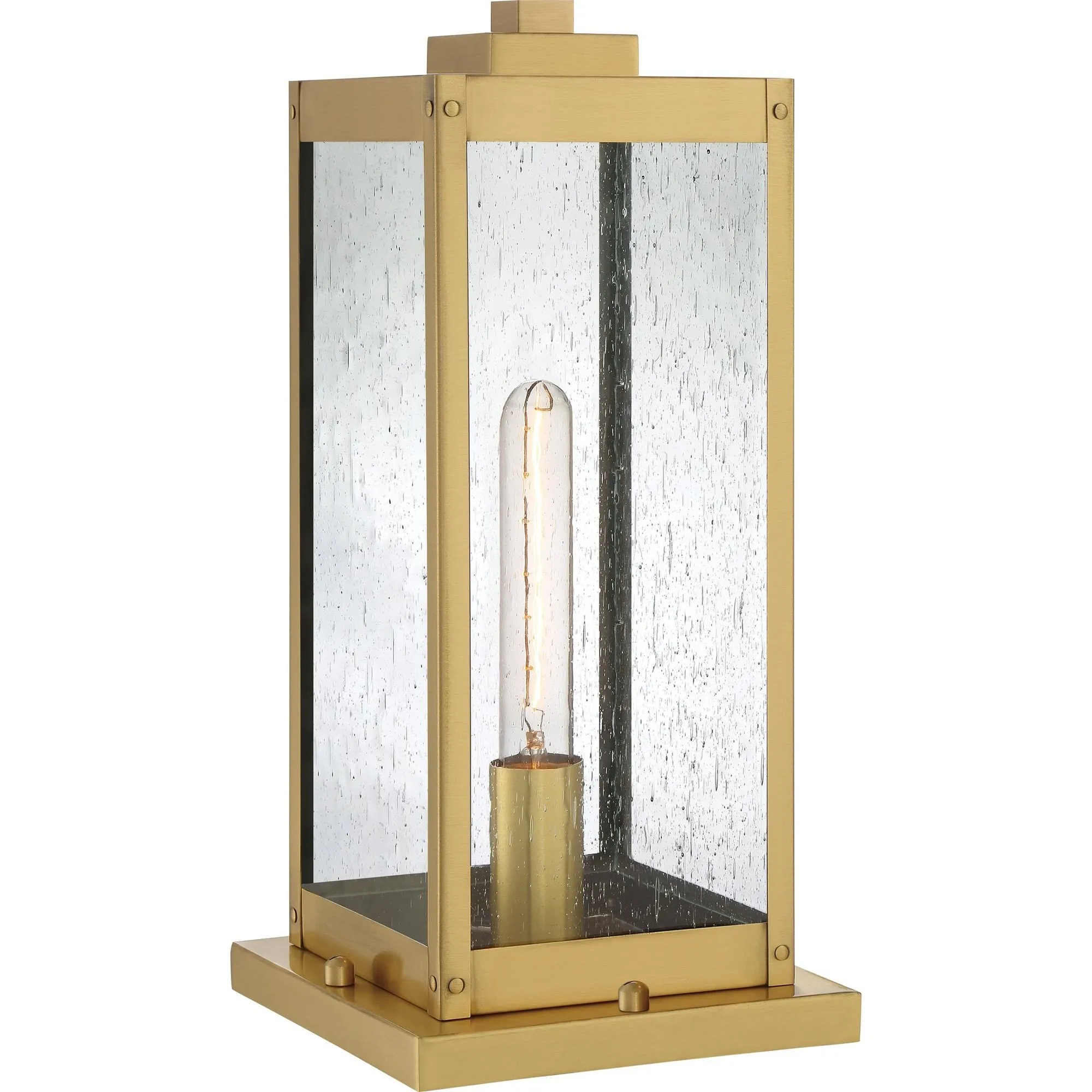 Westover 1-Light Antique Brass Outdoor Post Lantern