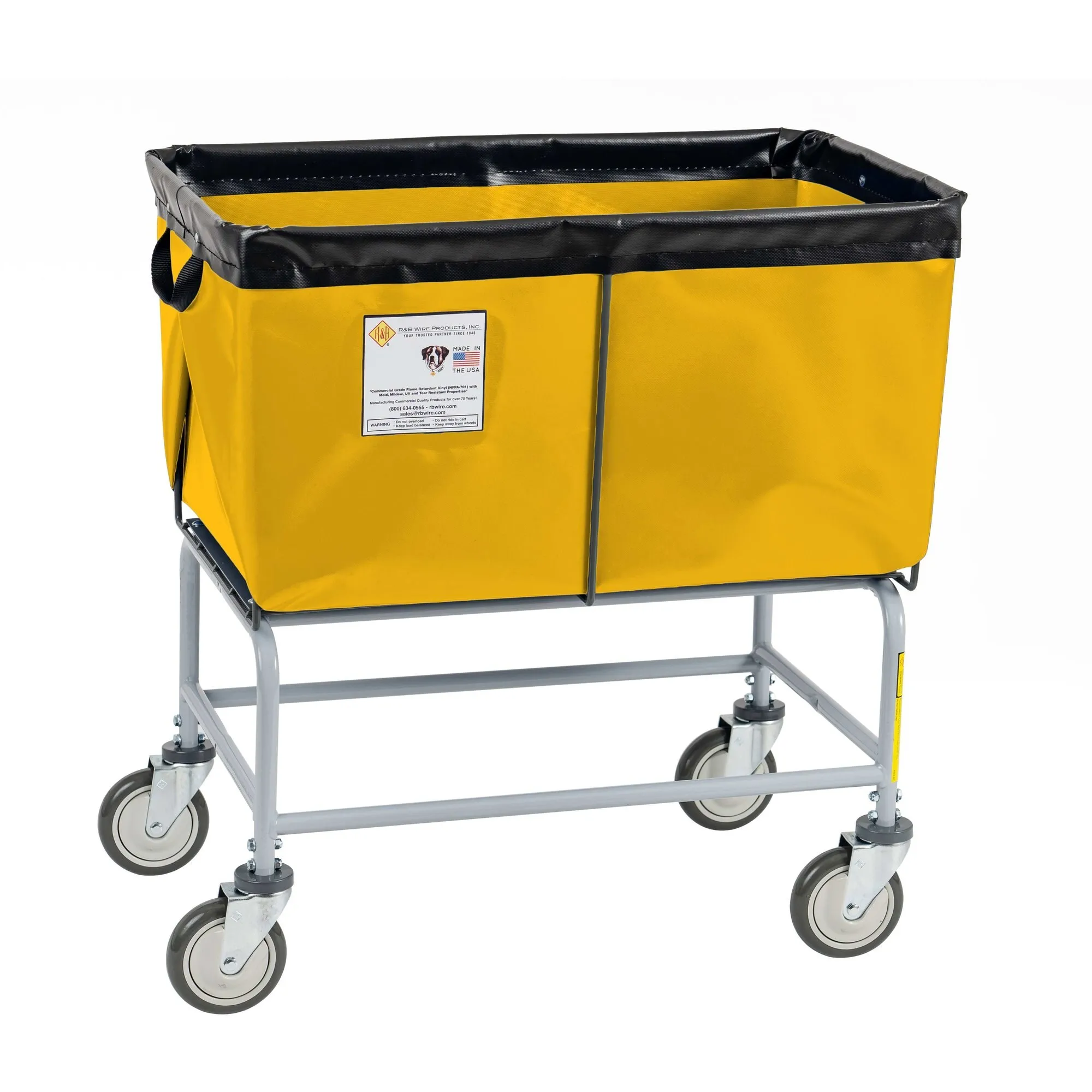 Elevated Basket Truck, Vinyl, 4 Bushel, Yellow