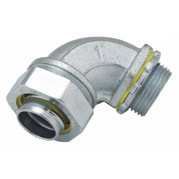 Liquidtight Connectr, 90 deg, 2-1/2 Inch Size, Stl