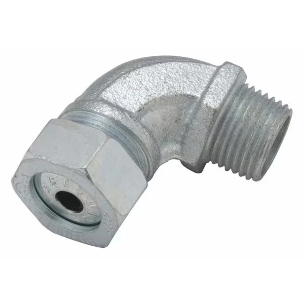 Cordgrip Conn, 90, 1/2 Inch Size, 0.375-0.500, Iron