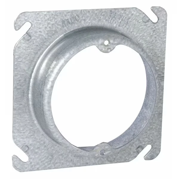 Fixtr Cvr, Sq, Open Raisd 1 Inch Size, Ears 4 Inch