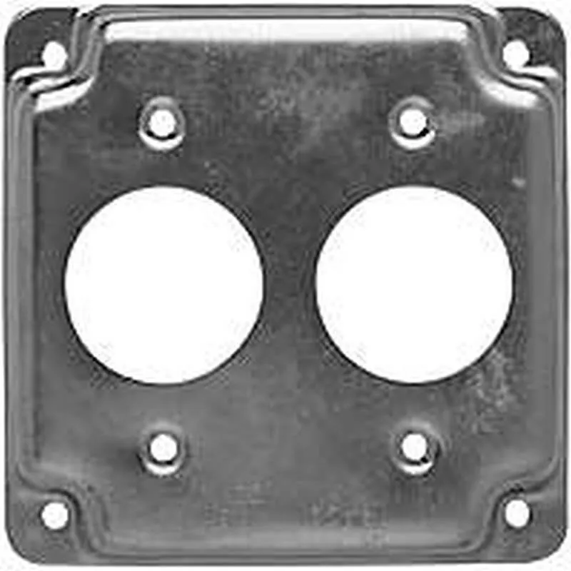 Cover Box Sq Stl Surf 2Rec 4In, 10PK