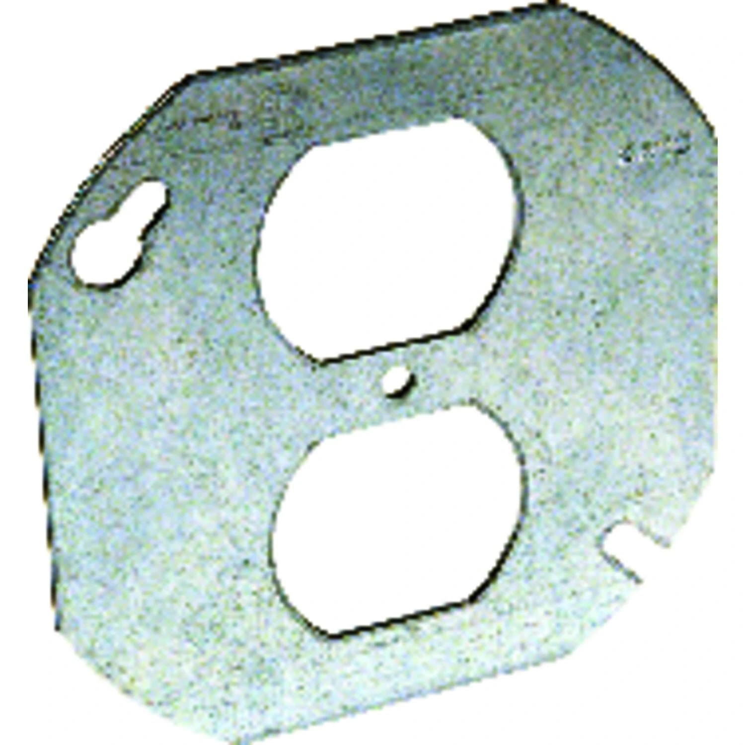 Octagon Steel Box Cover For 1 Duplex Receptacle
