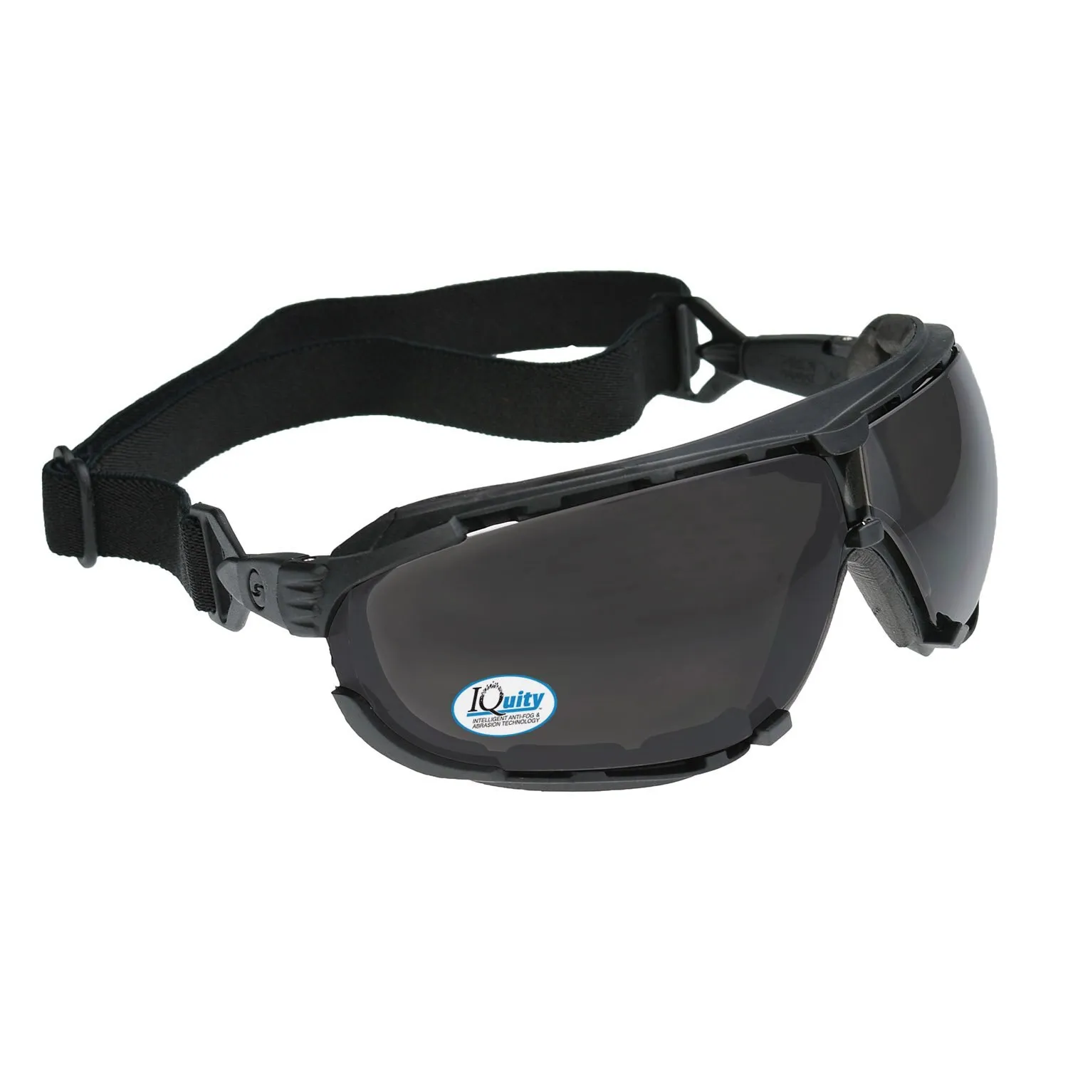 Impact Resistant Safety Goggles, Smoke IQ Anti-Fog, Scratch-Resistant Lens