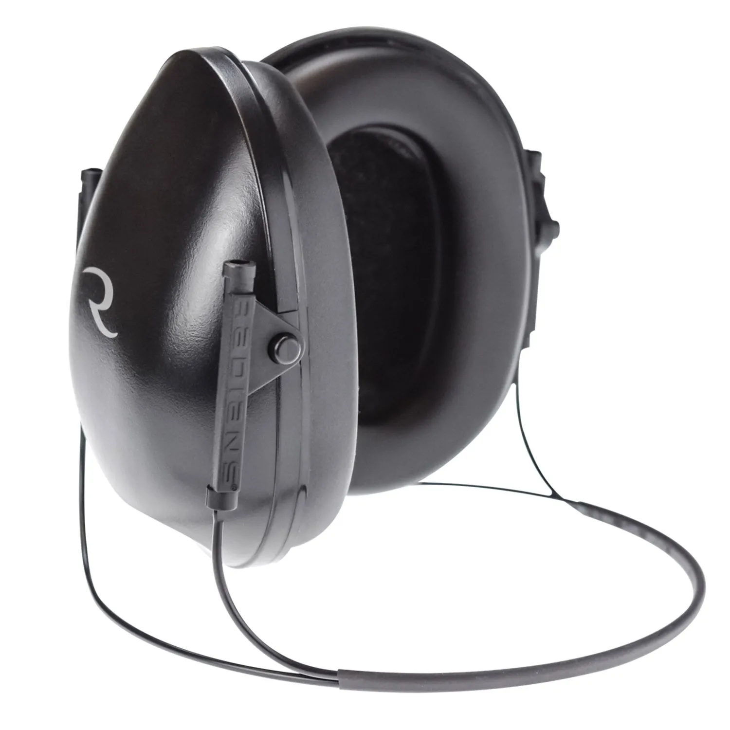 Behind-the-Head Ear Muffs, 19, Lowset, Black