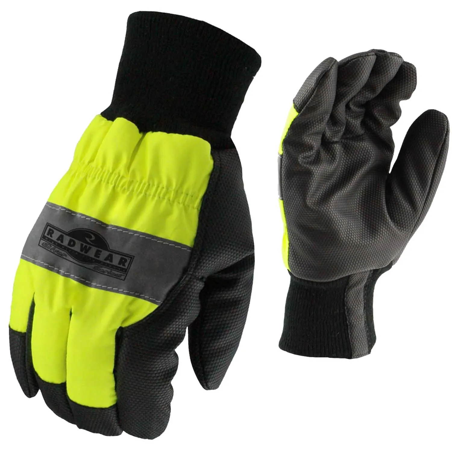 Hi-Vis Cold Protection Gloves, Thermal Lining, XL