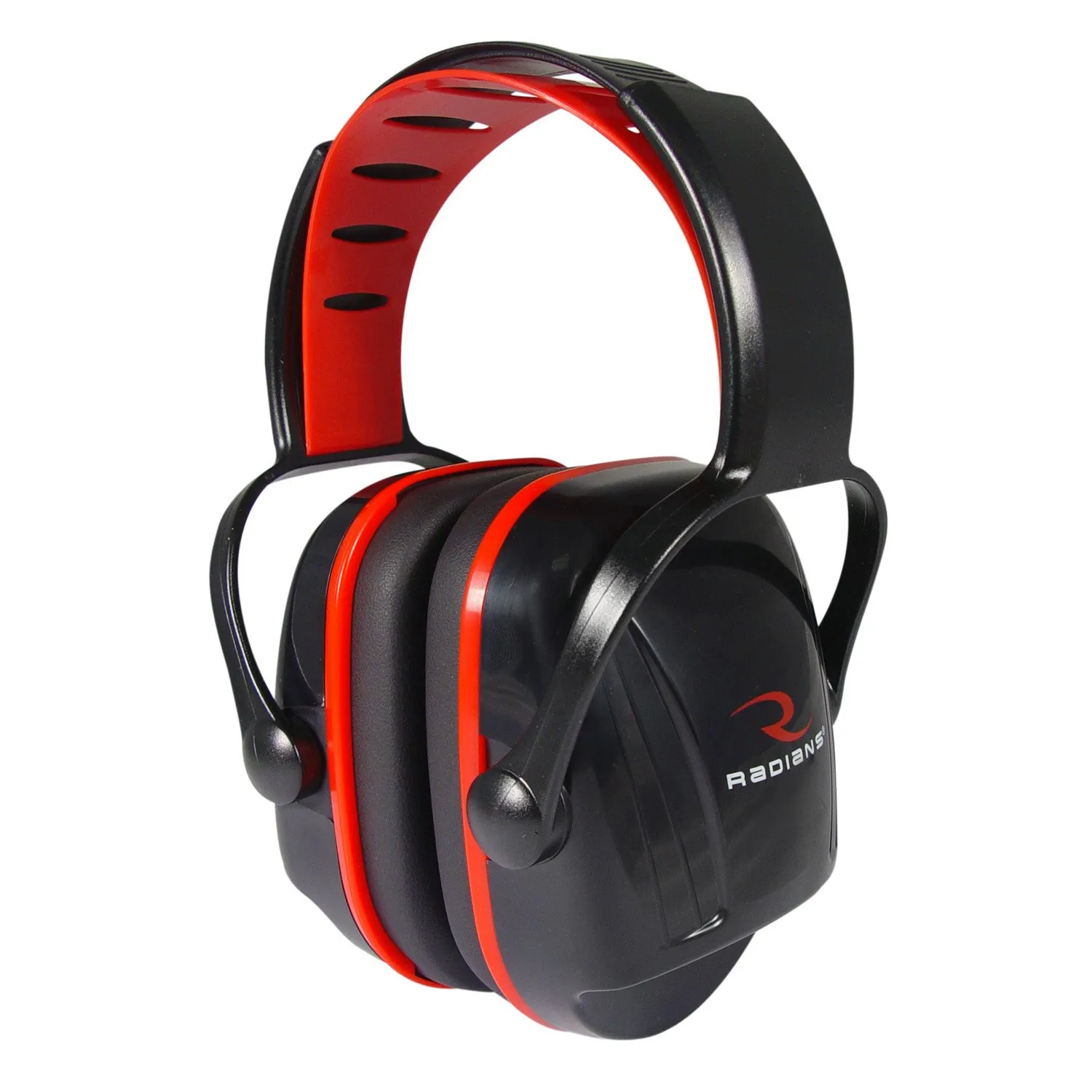 Over-the-Head Youth Ear Muffs, 22, X-Caliber, Red / Black