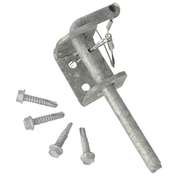 Padlock Guard, Hardened Steel, Blk, 2 InchL