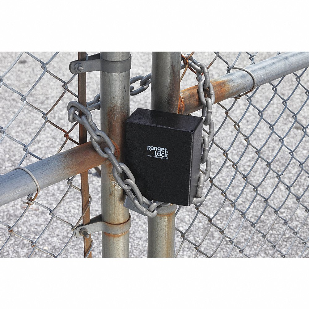 Padlock Guard, Hardened Steel, Blk, 5-1/4 InchL