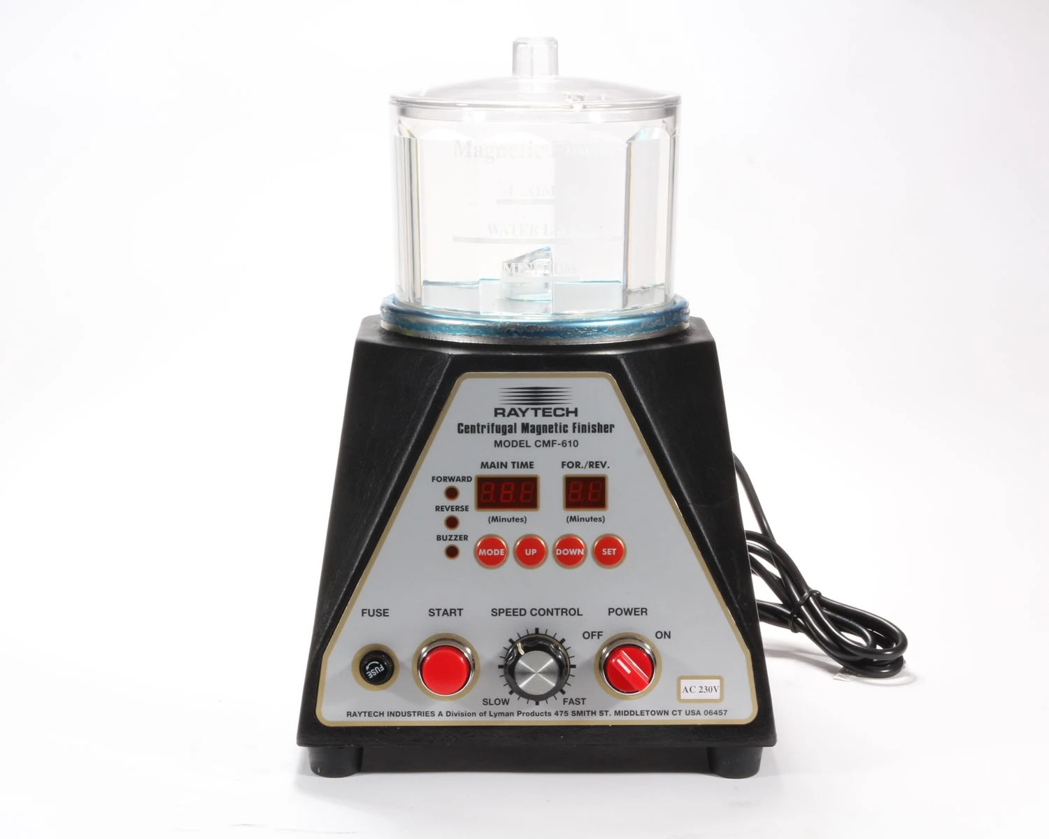 Centrifugal Magnetic Finisher, 115 V, 6 Inch Bowl