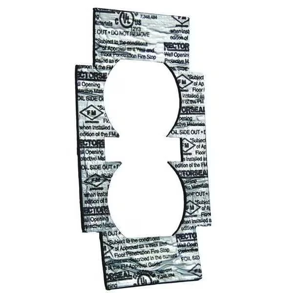 Fire Barrier Gasket, 2-1/2 Inch L, 4-1/4 Inch H