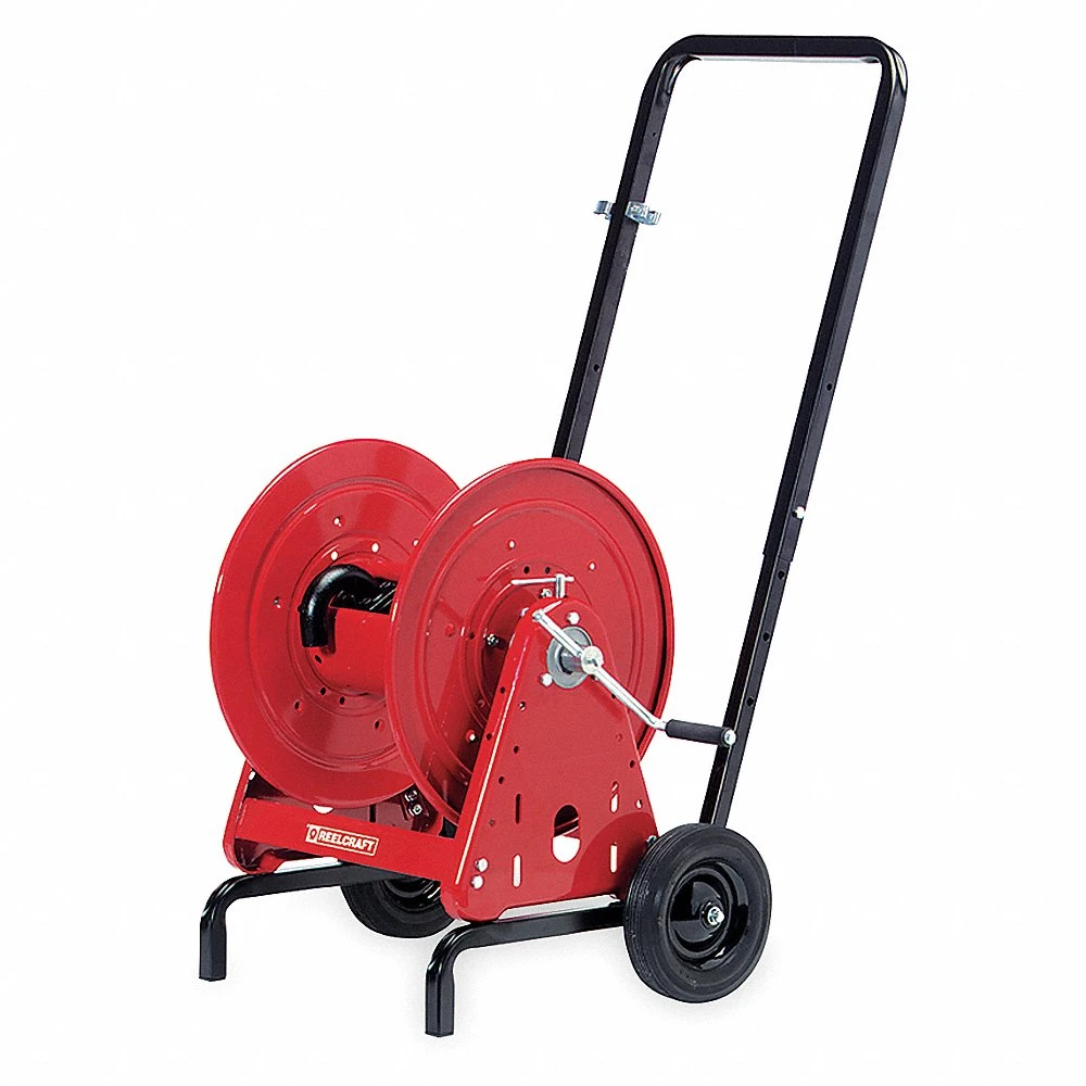 REELCRAFT 600967 Hose Reel and Hand Cart, 3/4 Inch ID, 100 Feet Length | BT7YYK