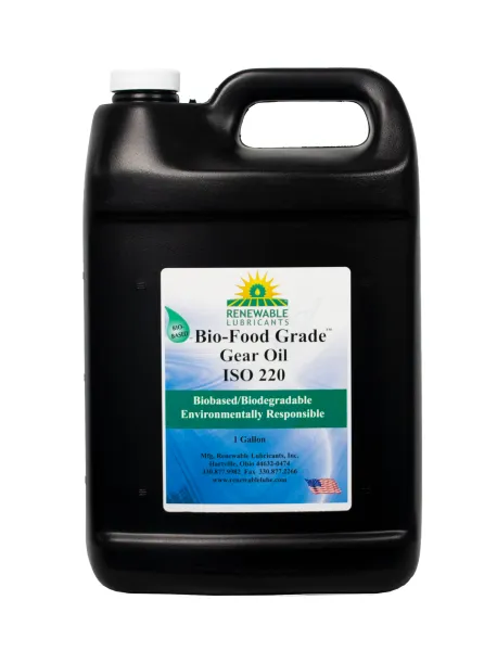 RENEWABLE LUBRICANTS 87253 Bio Food Gear Oil, Grade 220, 1 Gallon Capacity, 4pk | CD4BNT