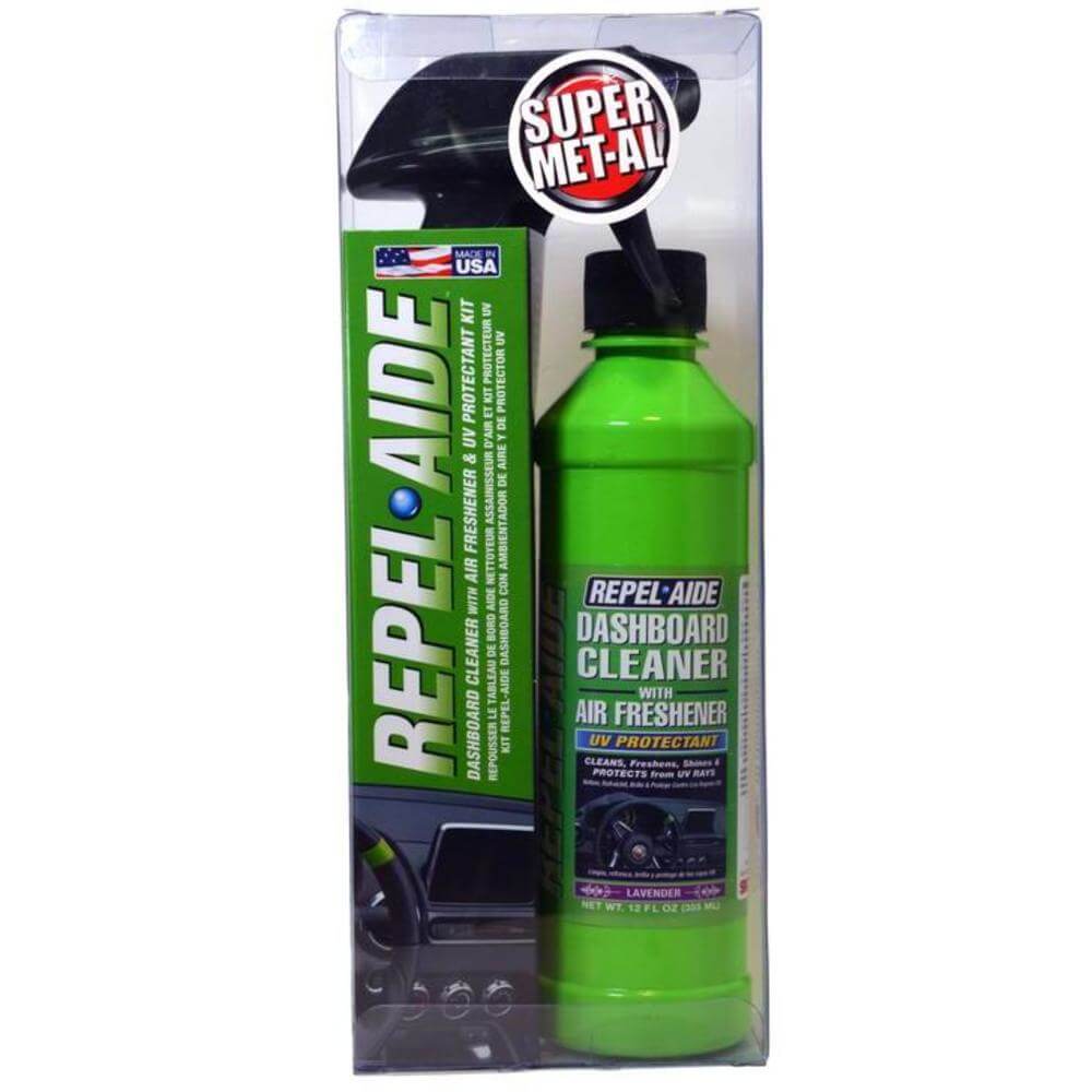 Repel Aide Dashboard Cleaner med UV-skyddande och fräsch doft lavendel 6PK