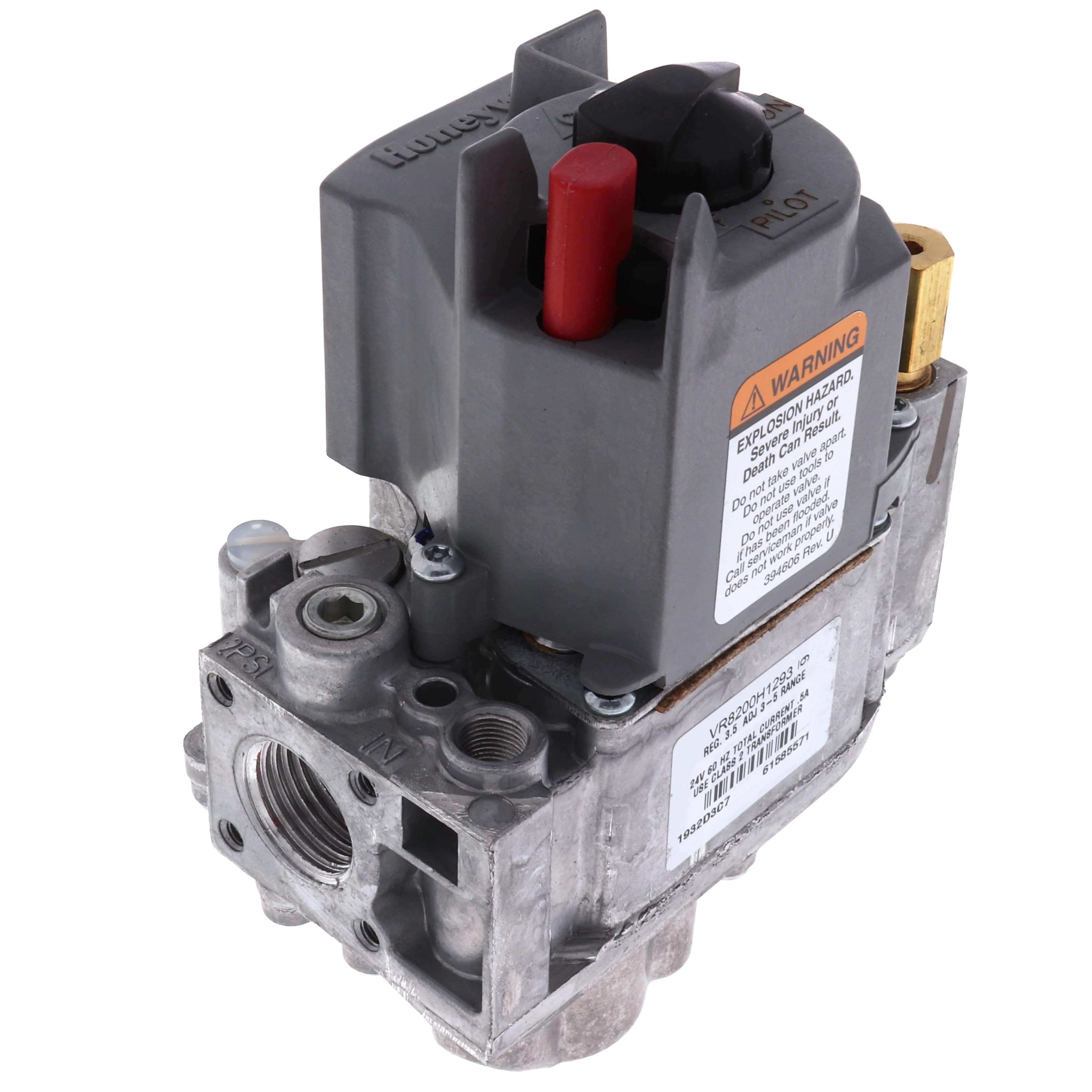 Slow Open Valve, Natural Gas, Pilot, 1/2 Inch Size