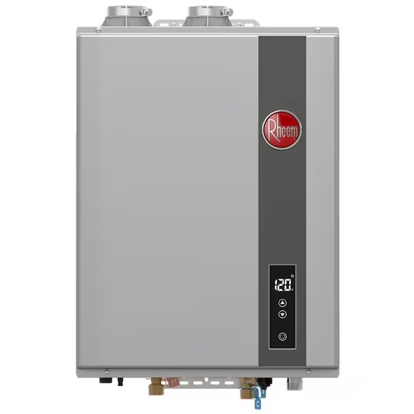 Tankless Water Heater, Natural Gas, 6.8 Gpm, 120 Volt