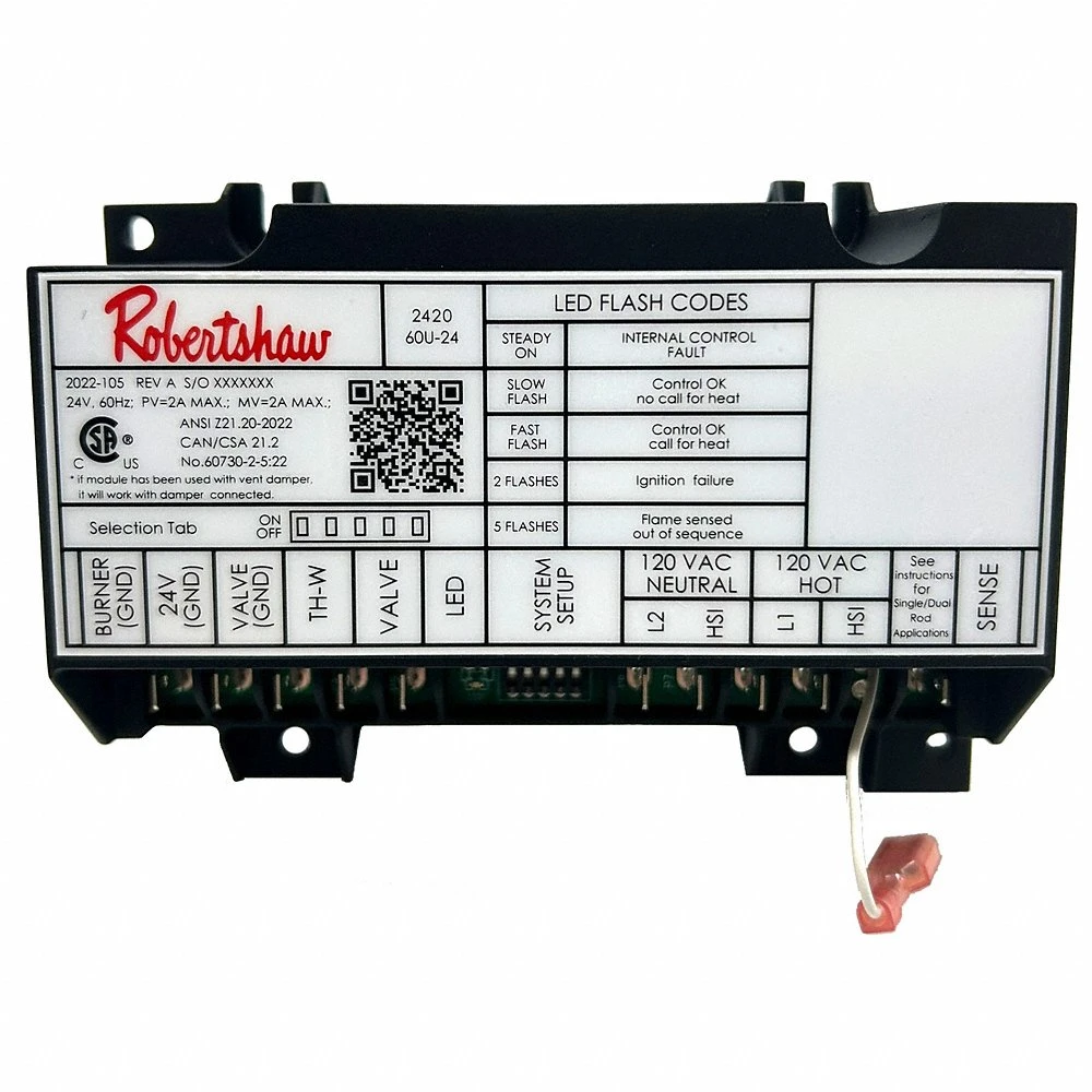 Ignition Module, Universal, 24V DC, 4 sec Lock Out, 30 sec Pre-Purge, 2 A Valve Output