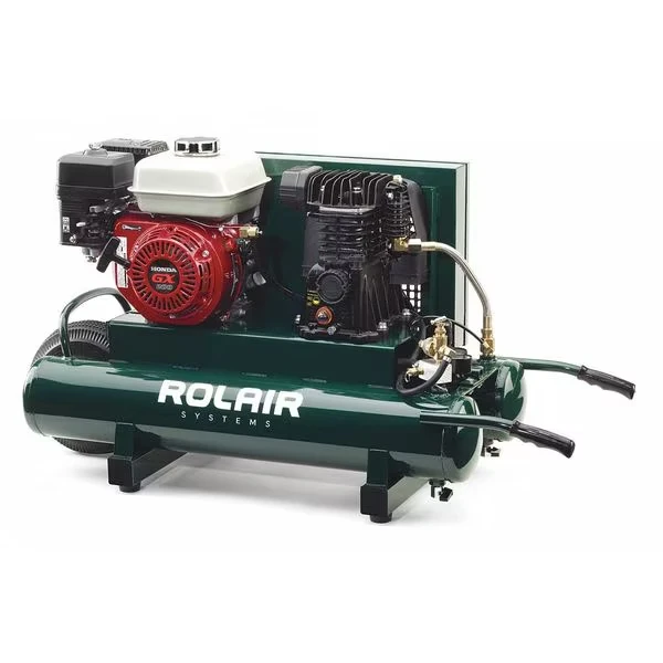 Portable Gas Air Compressor, 9 gal, 6.5HP