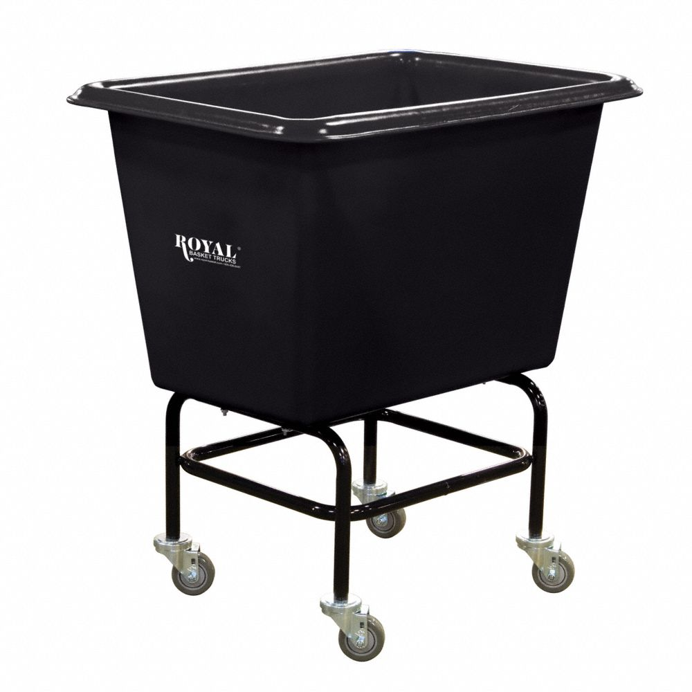 Elevated Poly Truck 6 Bushel 600 lb Black