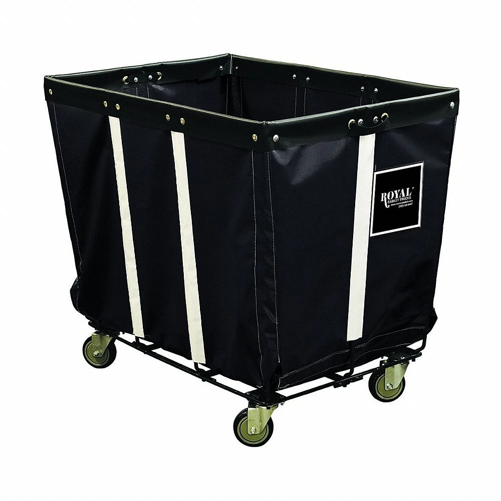 Basket Truck, Vinyl Liner, Black, 4 Swivel, Corner, 10 bu Truck Capacity, Wire