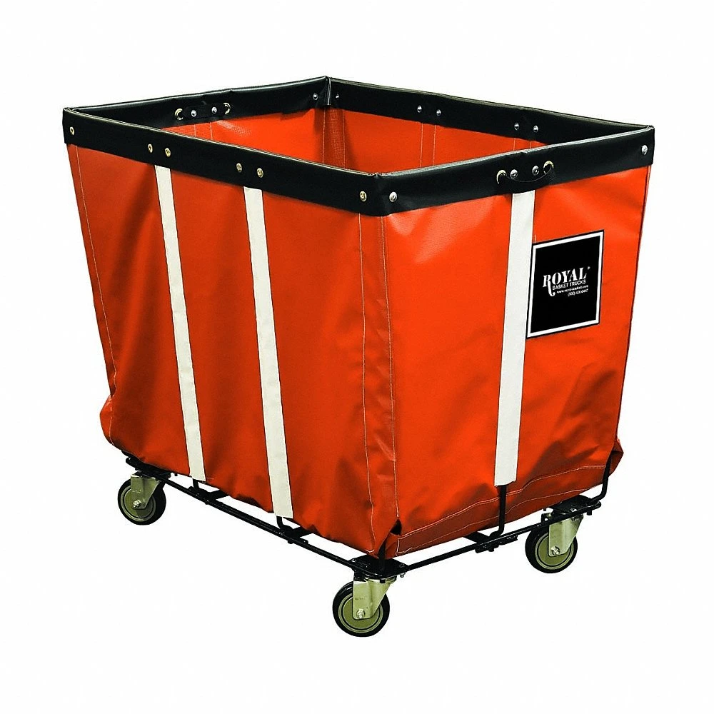 Basket Truck, Vinyl Liner, Orange, 4 Swivel, Corner, 12 bu Truck Capacity