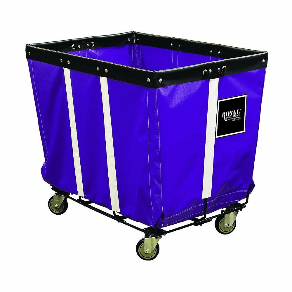 Basket Truck, Vinyl Liner, Purple, 2 Rigid/2 Swivel, Corner, Standard Truck, Wire