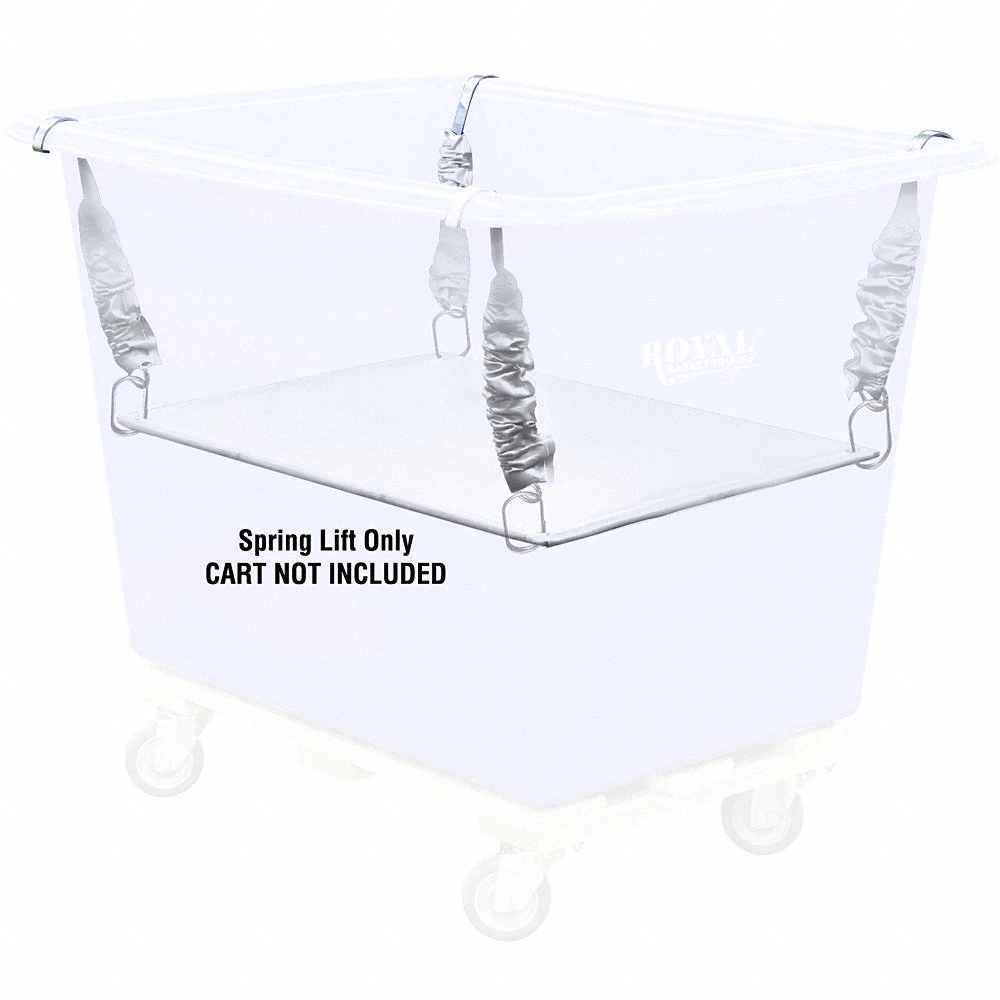 Cube Truck Spring Lift Kit, White, 150 lb Load Capacity, 37 1/2 Inch Overall Length