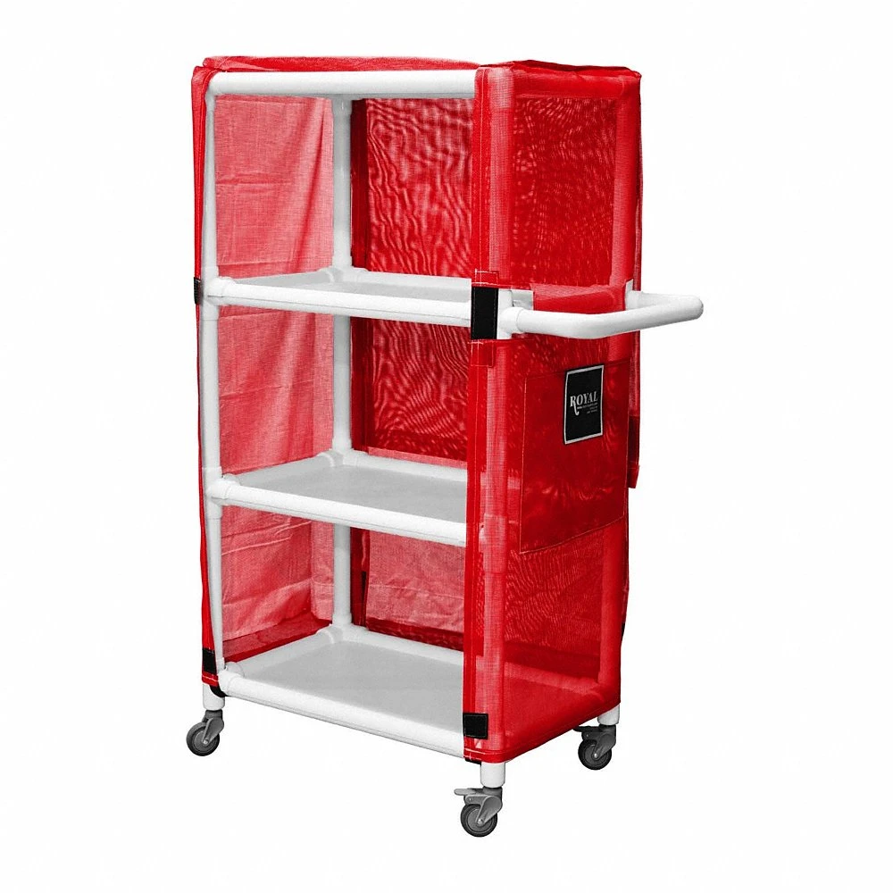 PVC Linen Cart, 600 lb Capacity, 32 Inch Length