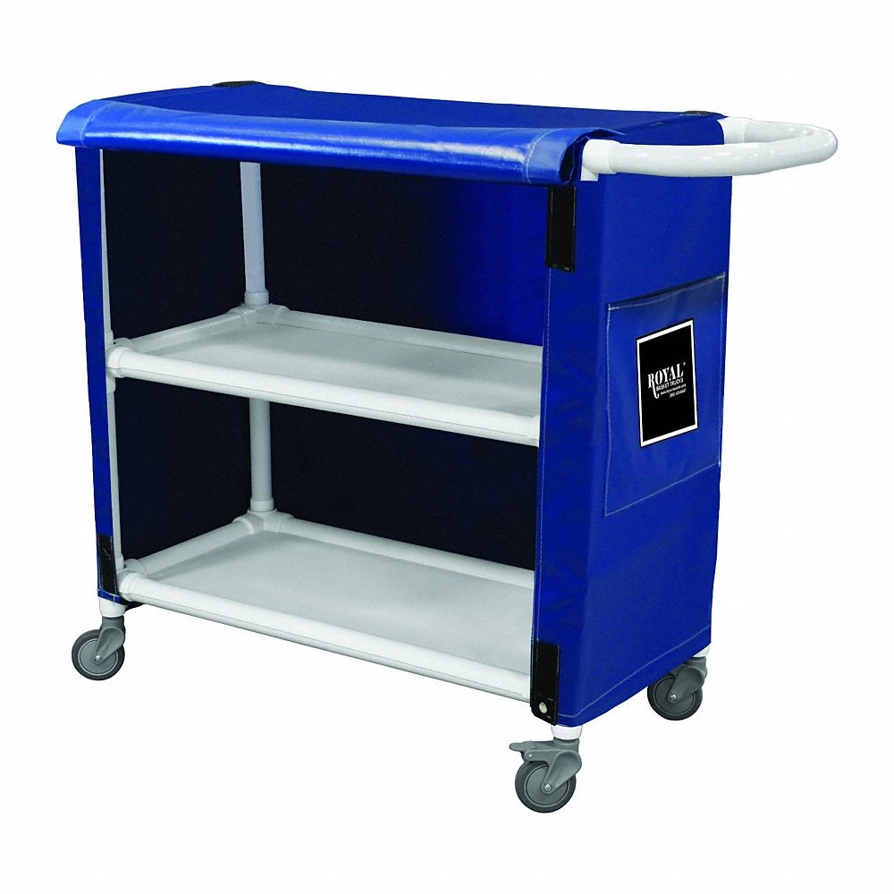 PVC Linen Cart, 600 lb Capacity, 24 Inch Length