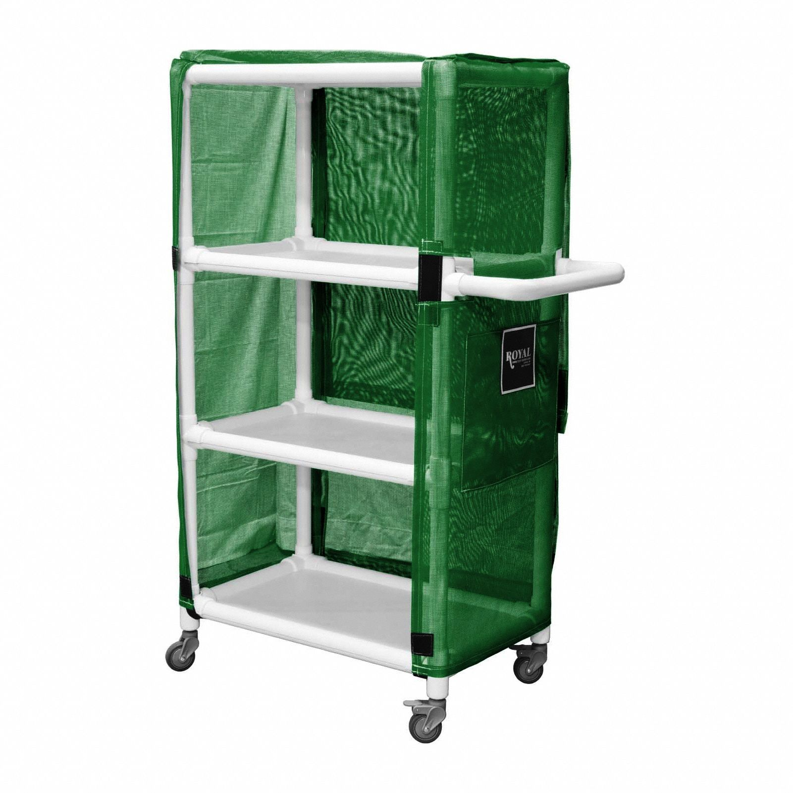 PVC Linen Cart 600 lb Capacity 42 L