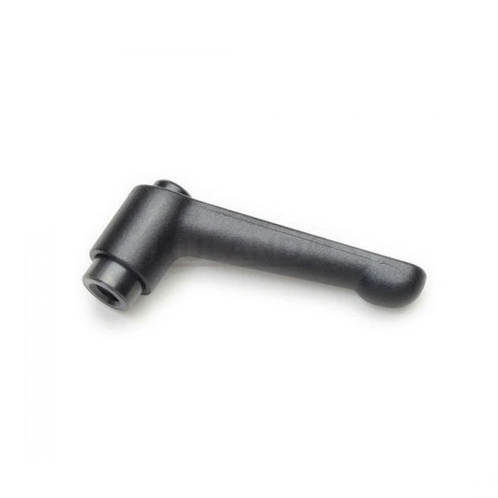 Adjustable Clamping Handle, With 45mm Handle, M6 Tapped Hole, 10mm Insert Diameter