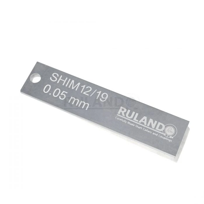 Shims for Jaw & Oldham Couplings, Aluminum, 32 Layers, 1.250 Inch Lg., 0.210 Inch Wd.