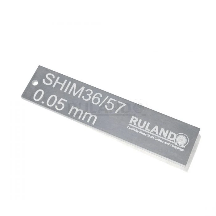 Shims for Jaw & Oldham Couplings, Aluminum, 32 Layers, 2.750 in Lg., 0.610 Inch Wd.