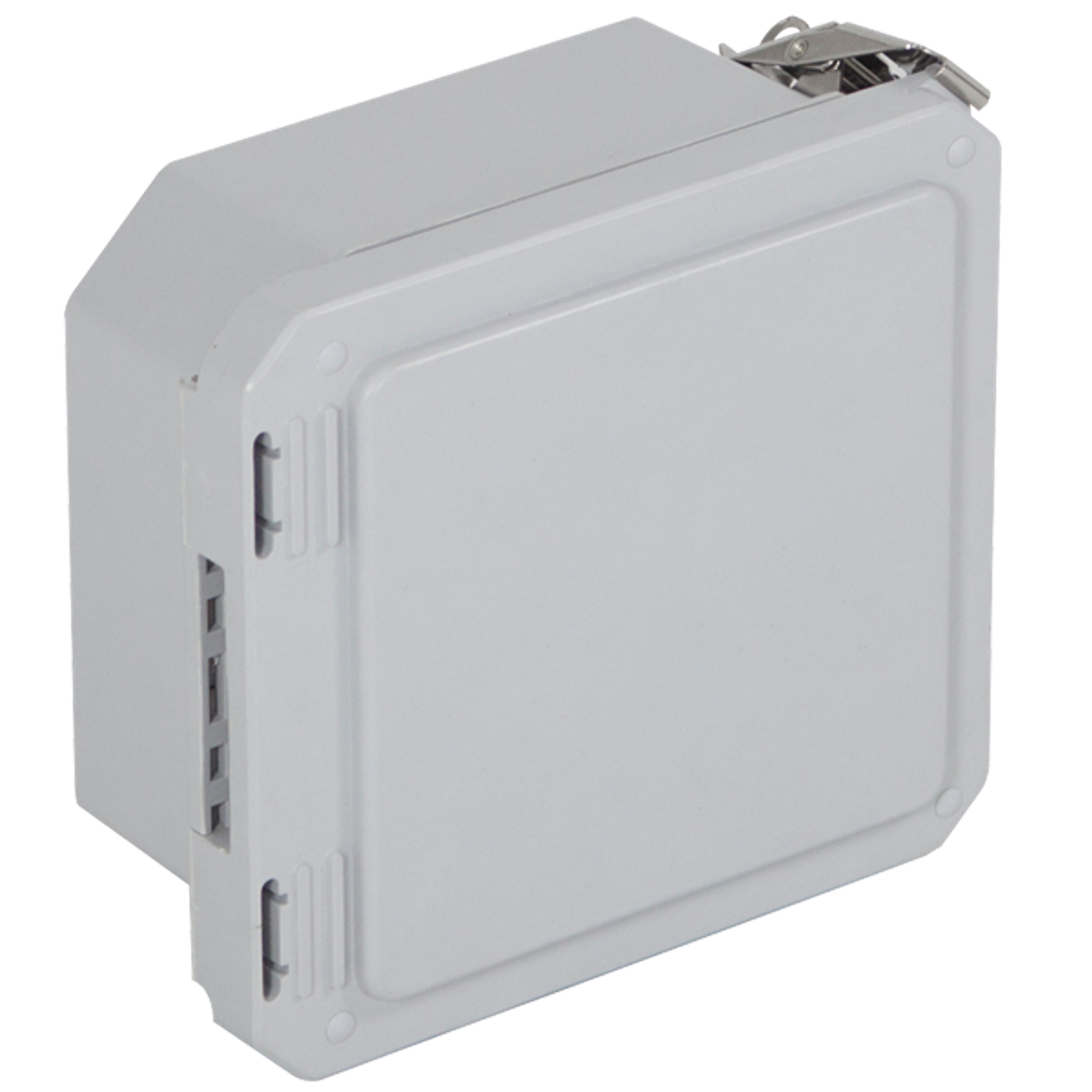 Fiberglass Enclosure, 6 x 6 x 4 Inch Size, Opaque