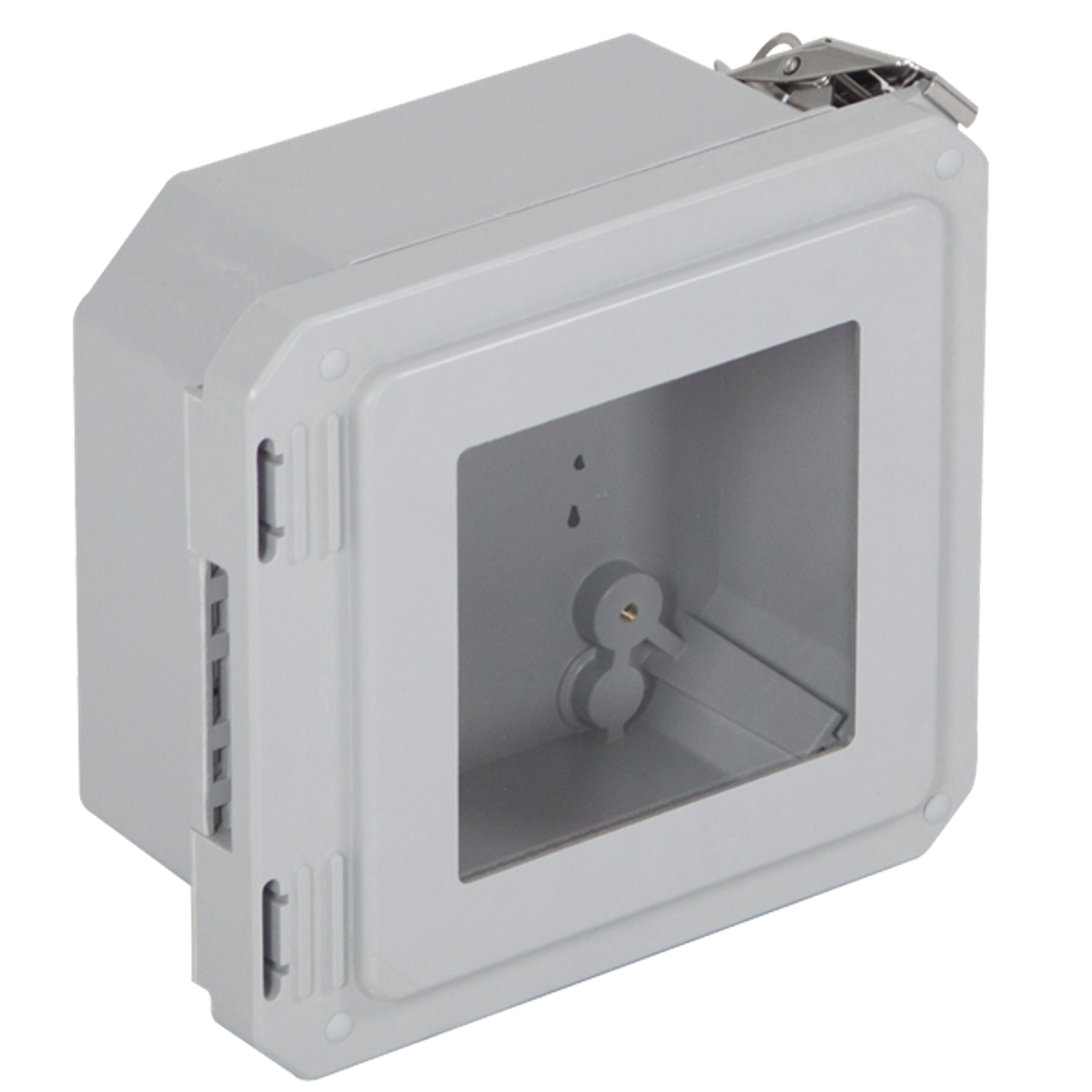 Fiberglass Enclosure, 6 x 6 x 4 Inch Size, With Window