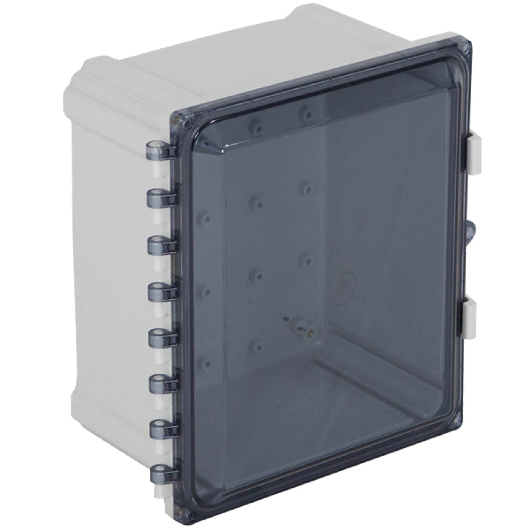 Polycarbonate Enclosure, 12 x 10 x 7 Inch Size, Tinted