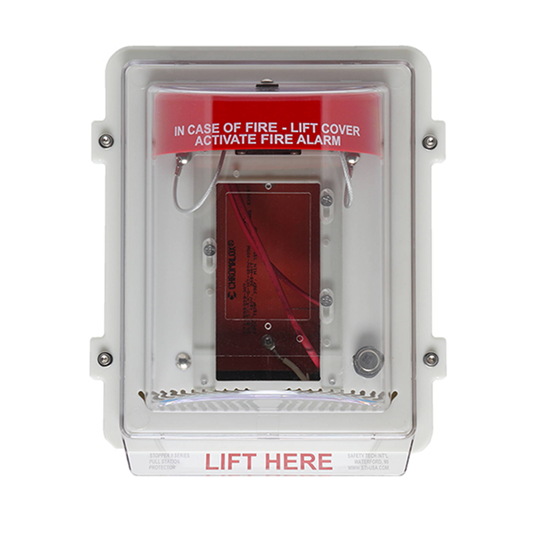 Heated Enclosure, with 4 Inch Deep Back Box, Fire Label, 110 Vac