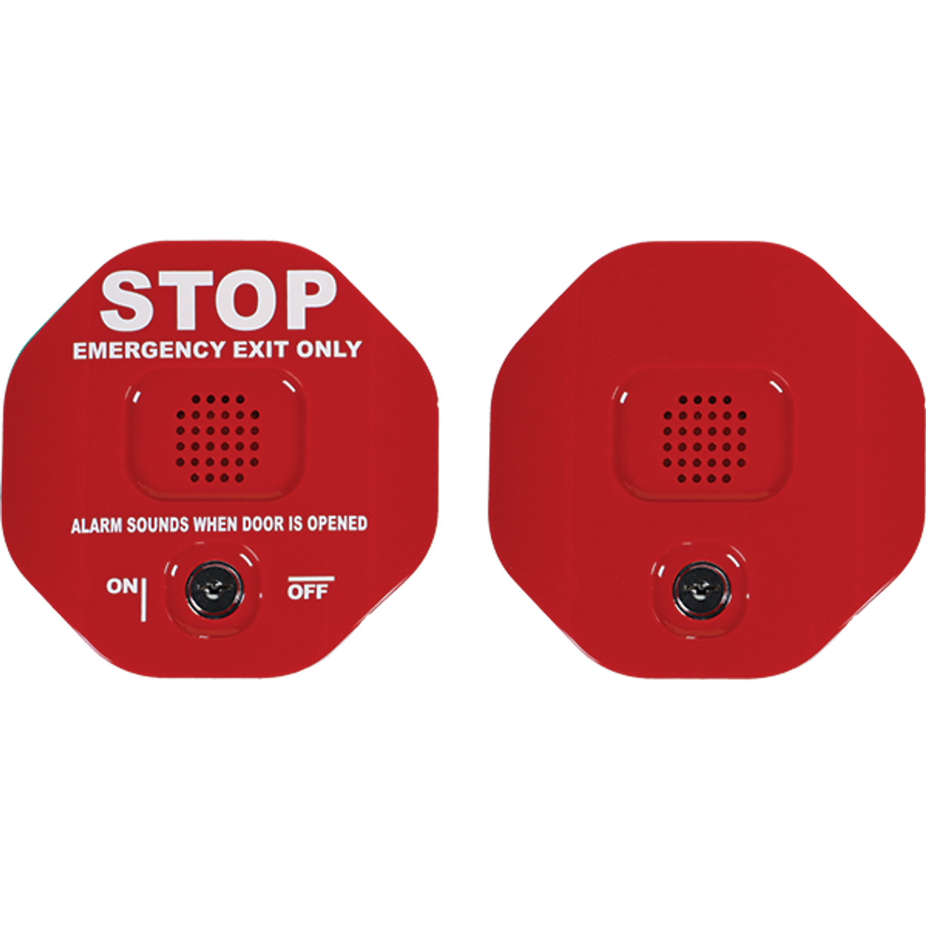 Door Alarm With Remote Horn, Red, Exit Stopper, Multifunction