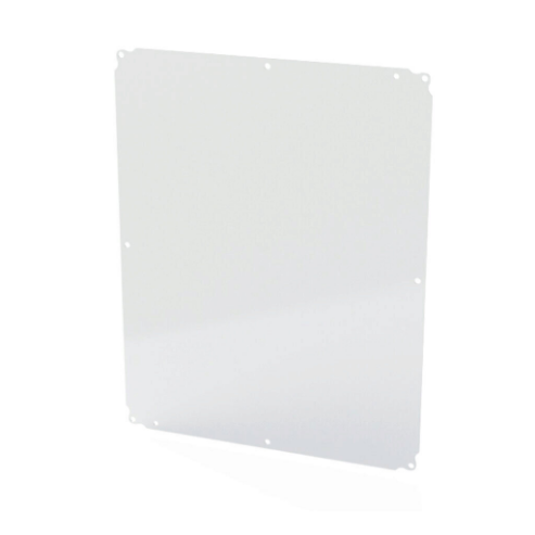 SAGINAW SCE-20P16J Subpanel, Carbon Steel, White, Powder Coat Finish | CV6WYL