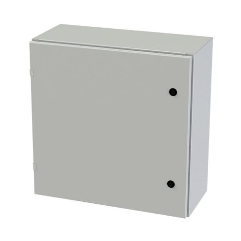 SAGINAW SCE-24EL2410LPLG Enclosure, 24 x 24 x 10 Inch Size, Wall Mount, Carbon Steel, Ral 7035 Light Gray | CV6QUD