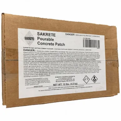 Concrete Patch, Sakrete, 10 Lb Container Size, Bag, Gray