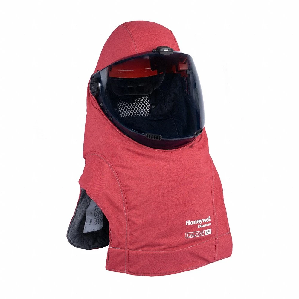 Arc Flash Hood, Face Shield Fitted, 65 cal/sq cm