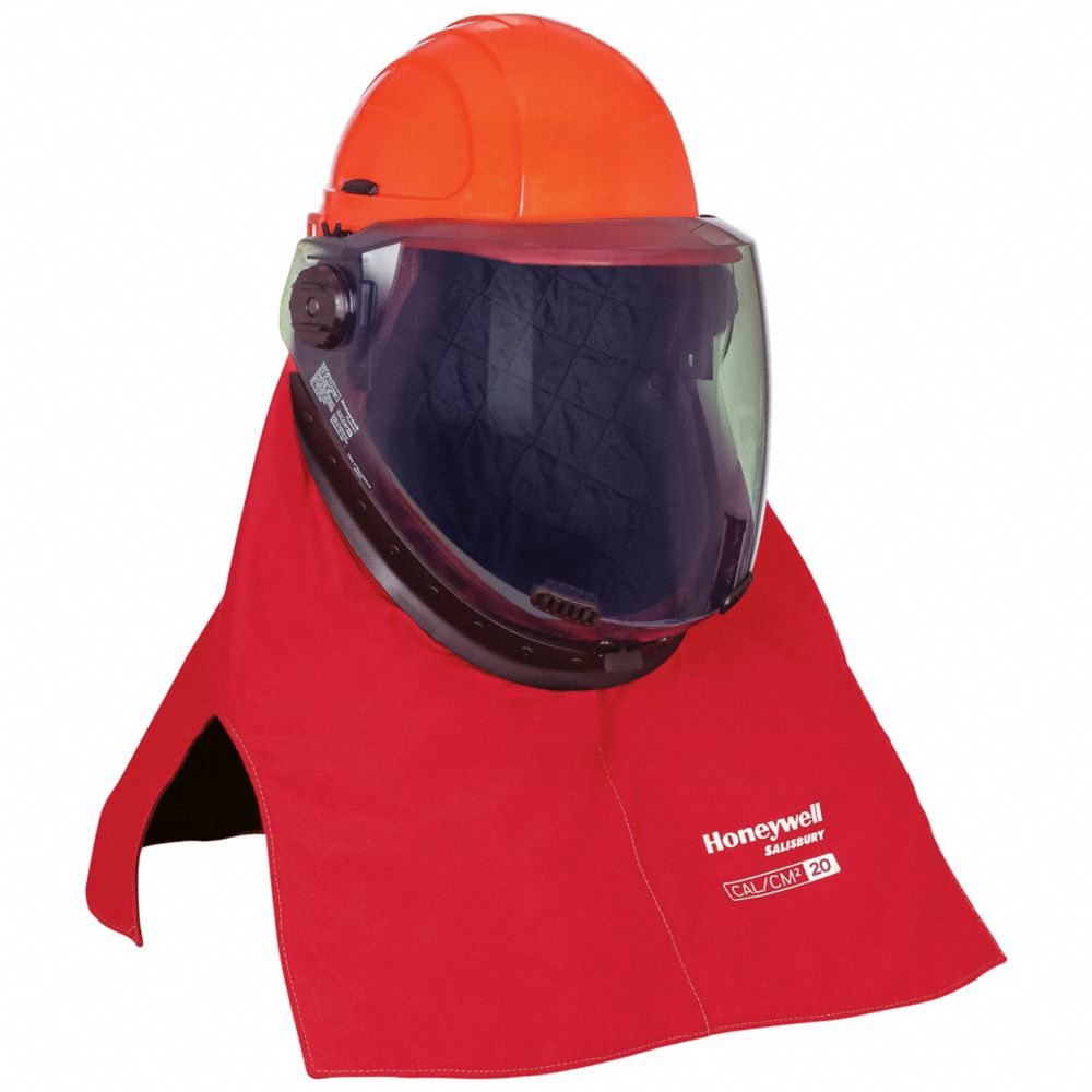Arc Flash Hood, Red, ATPV 20 cal/sq cm