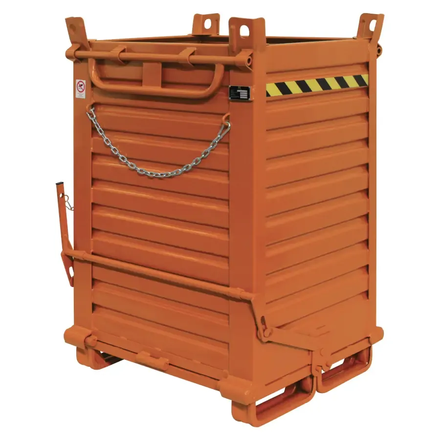 Bottom Container, Double Openable, Orange