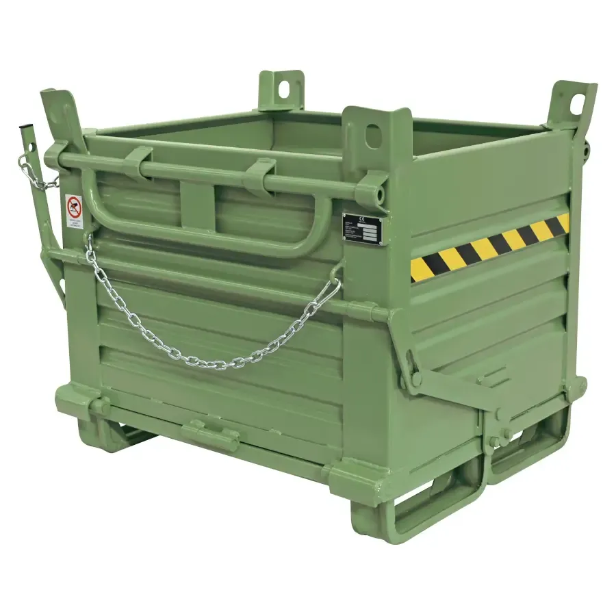 Bottom Container, Double Openable, Green