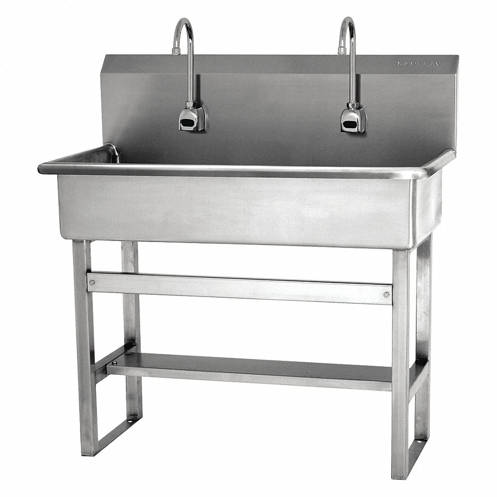 SANI-LAV 54FBL-0.5 Wash Station, Sani-Lav, 0.5 gpm Flow Rate, 45 Inch Overall Height | CT9WDU 48TH10