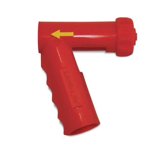 Spray Nozzle, Rubber, Red, 5 1/4 Inch Overall Length