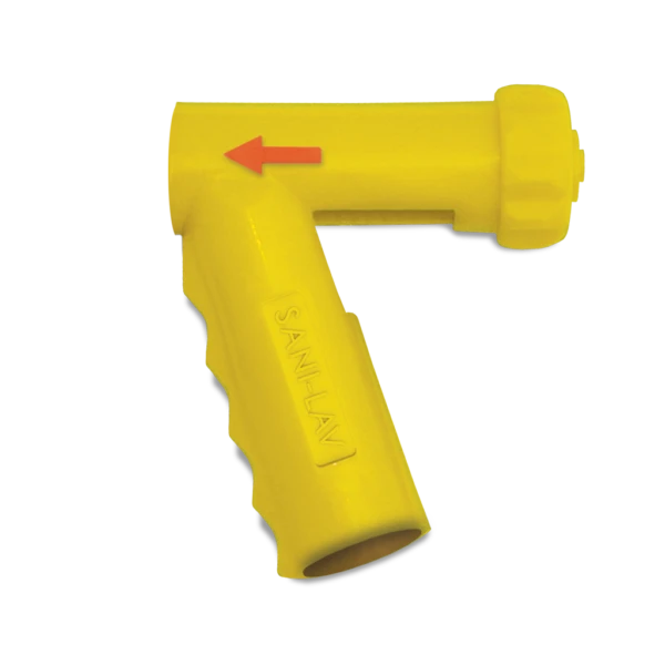 Spray Nozzle, Rubber, Yellow, 5 1/4 Inch Overall Length