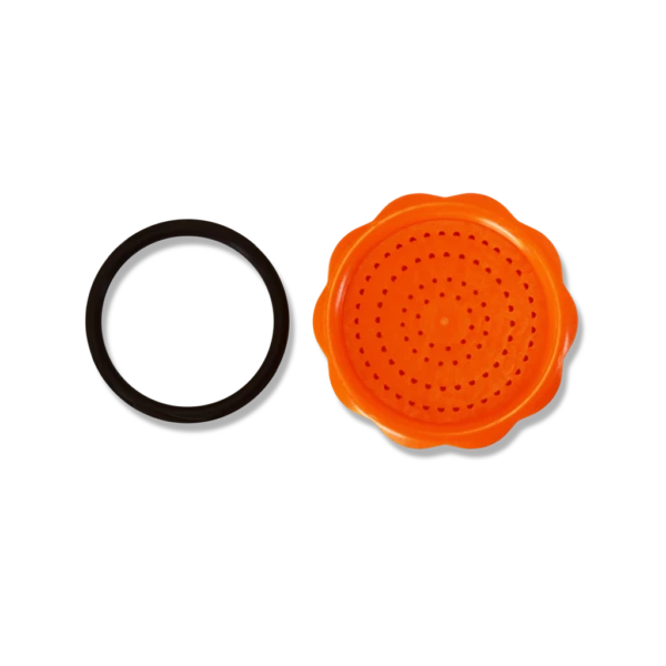 Spray Nozzle, Plastic, Orange, 2 Inch Overall Length